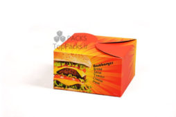 نمونه جعبه همبرگر
