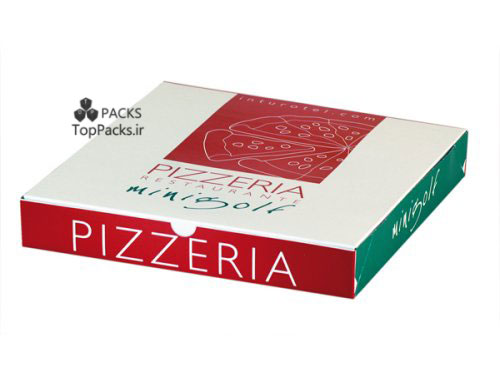 نمونه طراحی جعبه پیتزا