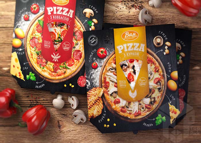 طراحی جعبه پیتزا
