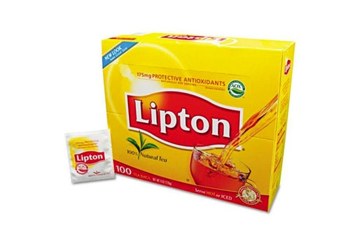 بسته بندی چای لیپتون