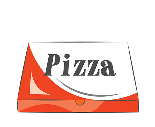 جعبه پیتزا مستطیلی