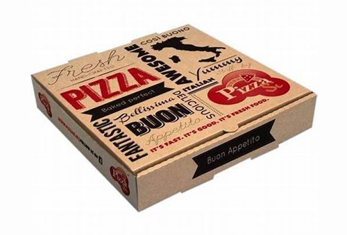 جعبه پیتزا کرافت با چاپ